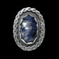 "Mazarine" Sodalite and Sterling Silver Ring