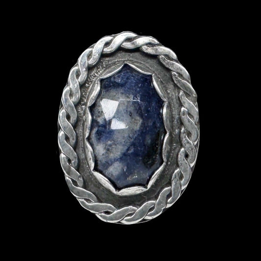 "Mazarine" Sodalite and Sterling Silver Ring