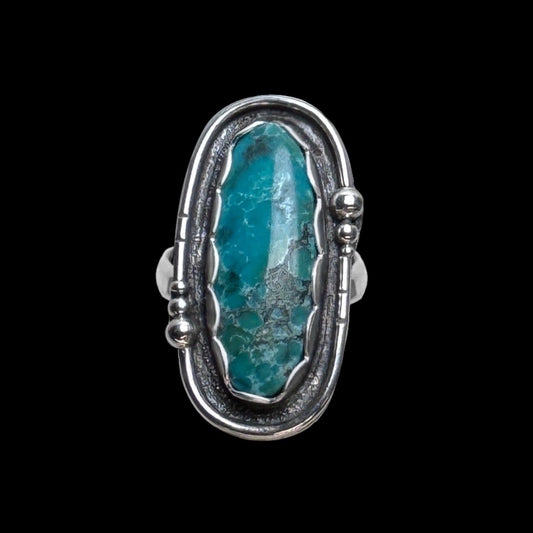 "Sioux" Turquoise Sterling Silver Ring