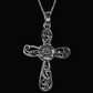 "Sofia" Sterling Silver Cross Necklace