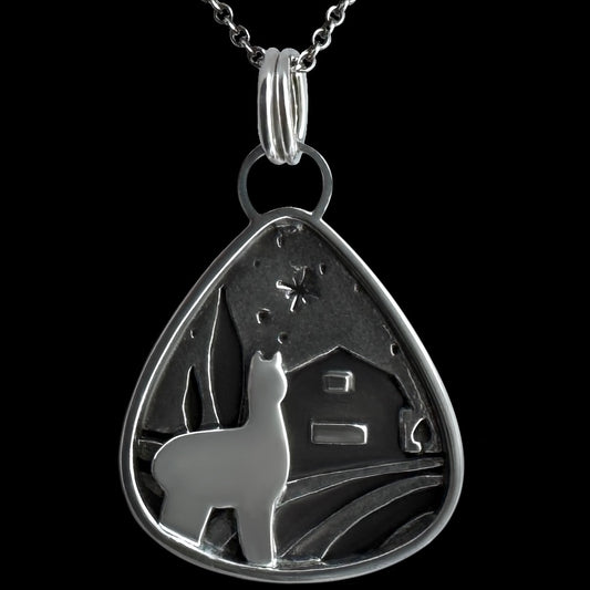 Velour - Alpaca Sterling Silver Necklace