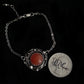 "Xu" Carnelian & Sterling Silver Bracelet