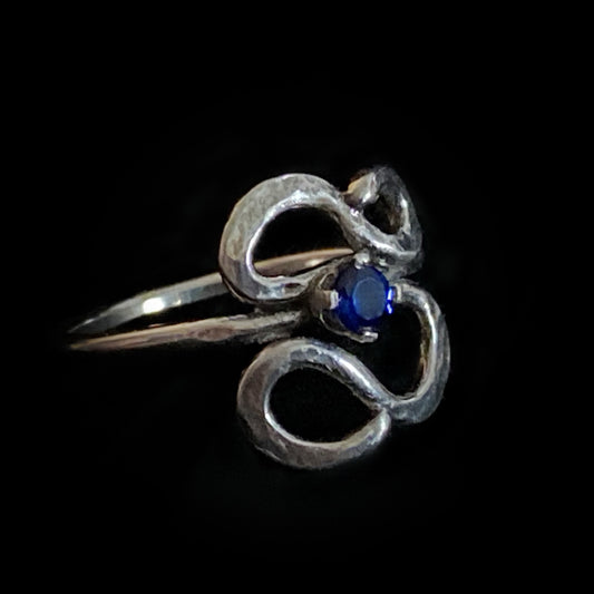 Beau - Sapphire & Sterling Silver RIng