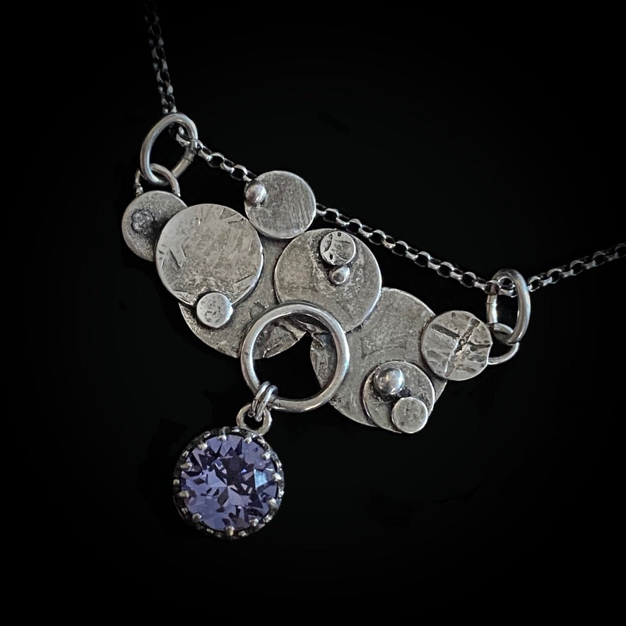 Catrice - Swarovski Crystal & Sterling Silver Necklace