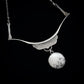 Aminah - Dendritic Opal Sterling Silver Necklace