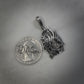 "Salem" Sterling Silver Plant Basket Necklace