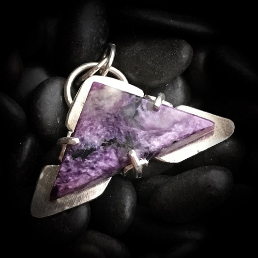 Charmed - Charoite & Sterling Silver Necklace