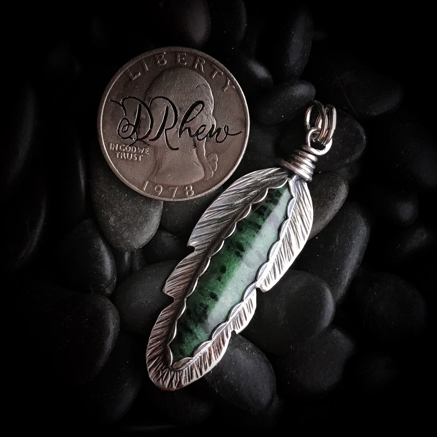Spirit - Zoisite & Sterling Silver Necklace