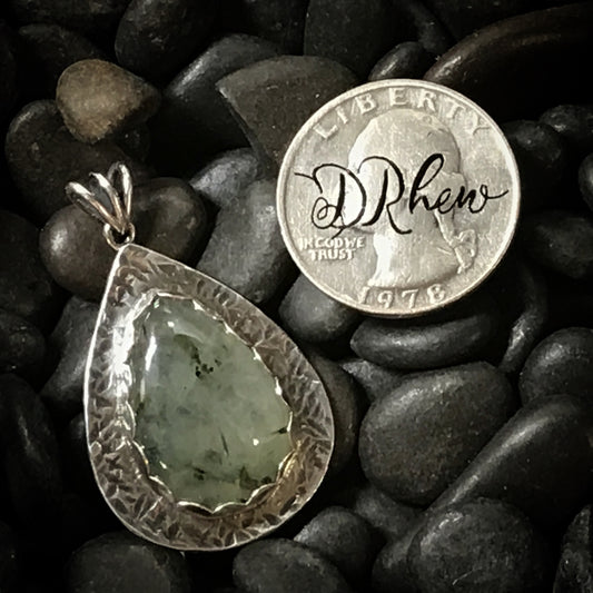 Korra - Prehnite & Sterling Silver Necklace