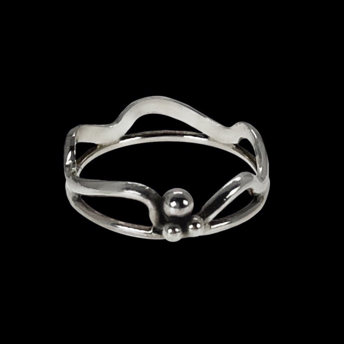 "Juggie" Sterling Silver Ring