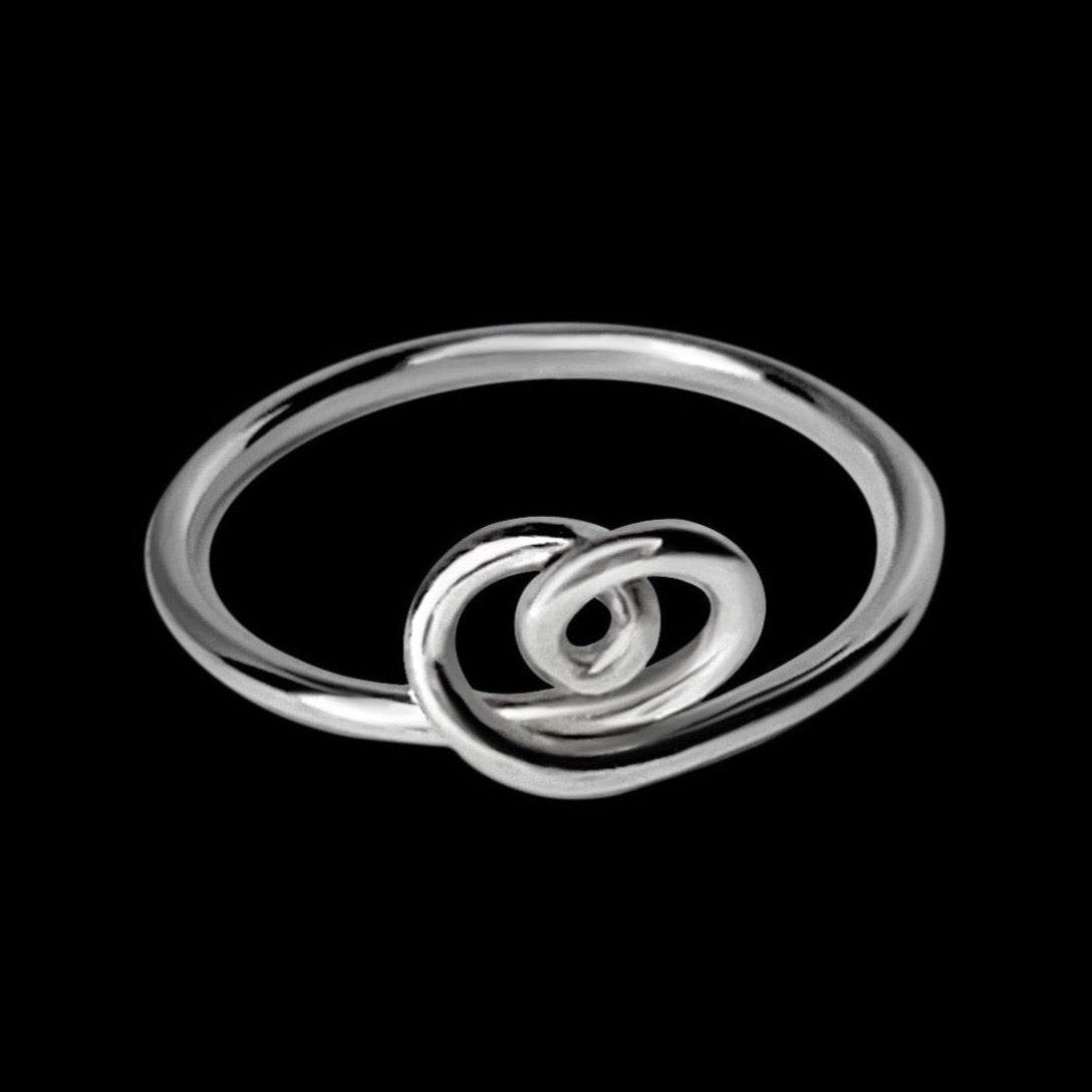 "Loopy Love" Sterling Silver Ring