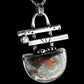 Strength - Lace Agate Cubic Zirconia & Sterling Silver Necklace