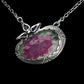Gem - Ruby in Zoisite & Sterling Silver Necklace