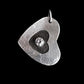 Ardor - Cubic Zirconia & Sterling Silver Heart Necklace