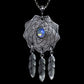 Kaya - Opal and Etched Sterling Silver Necklace