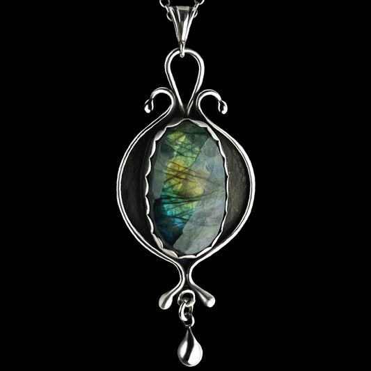 Looking Glass - Labradorite & Sterling Silver Necklace