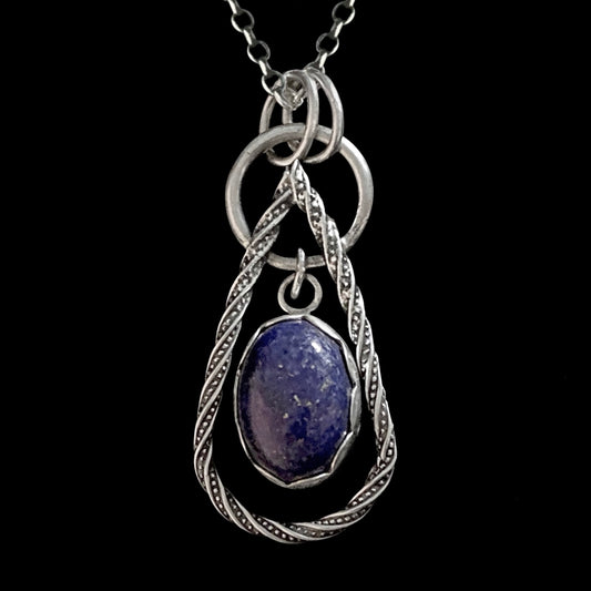 Katherine - Lapis Lazuli & Sterling Silver Necklace