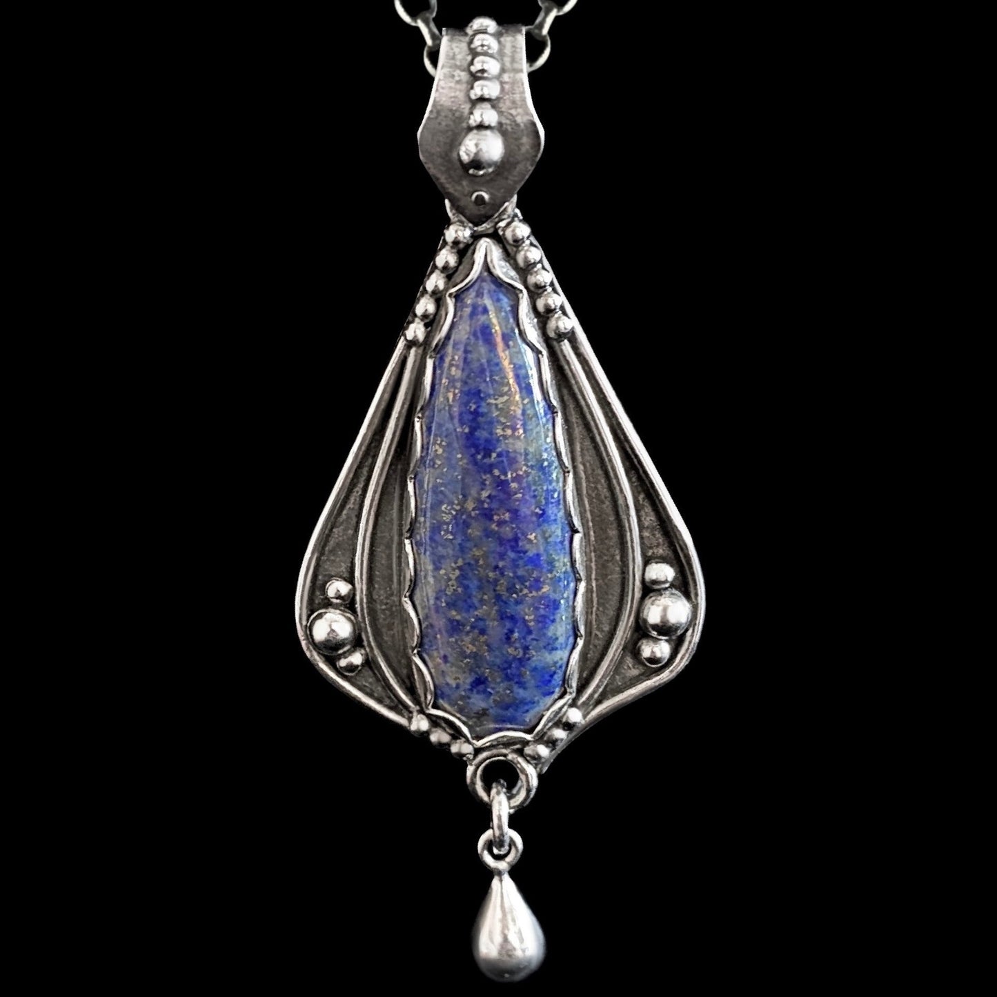 Pierce - Lapis Lazuli & Sterling Silver Necklace