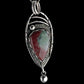 Icarus - Bloodstone & Sterling Silver Necklace