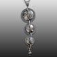 Buttons - Sterling Silver Button Necklace