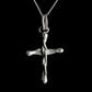 "Twisted Cross" Sterling Silver Necklace