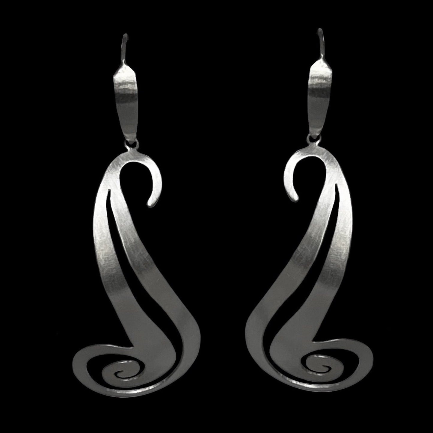 Large Sterling Silver Earrings