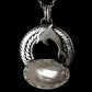 Abalone Dolphin Sterling Silver Necklace