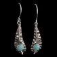 "Stella" Turquoise & Sterling Silver Earrings