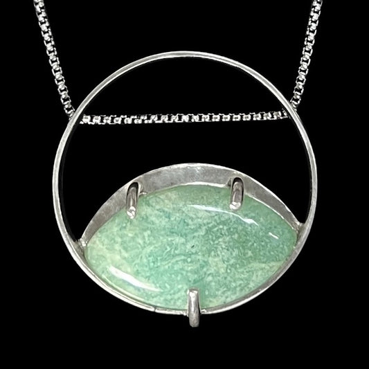 Contessa - Amazonite and Sterling Silver Necklace