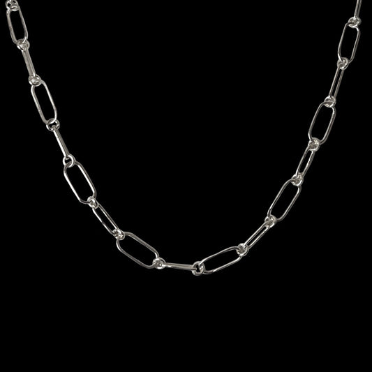 Sterling Silver Paperclip Chain