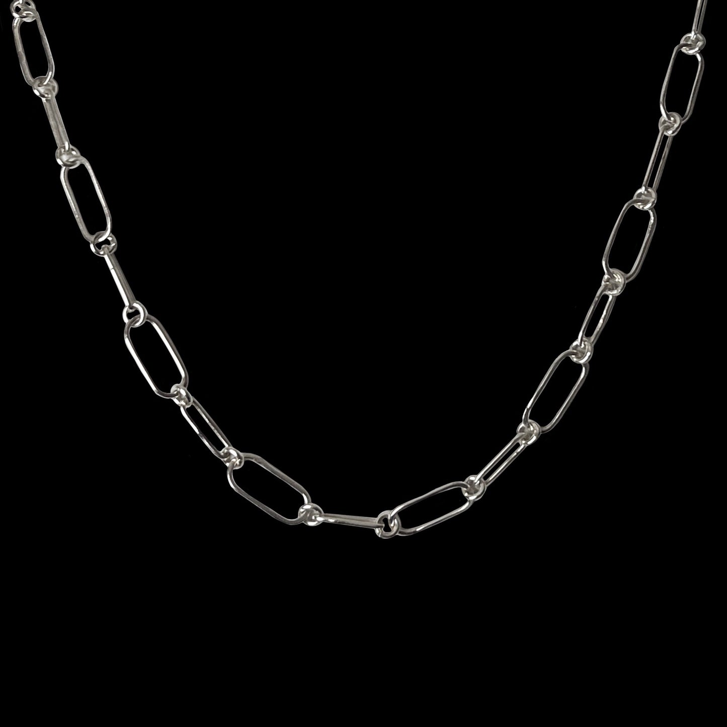 Sterling Silver Paperclip Chain