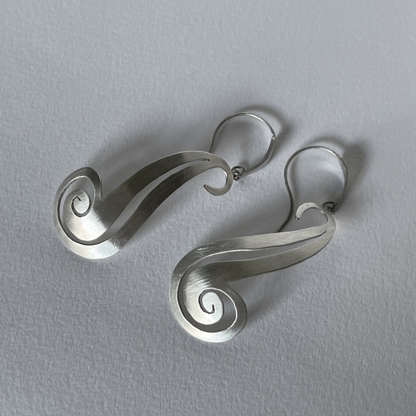 Large Sterling Silver Earrings