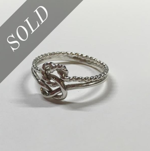 Double Love Knot Ring