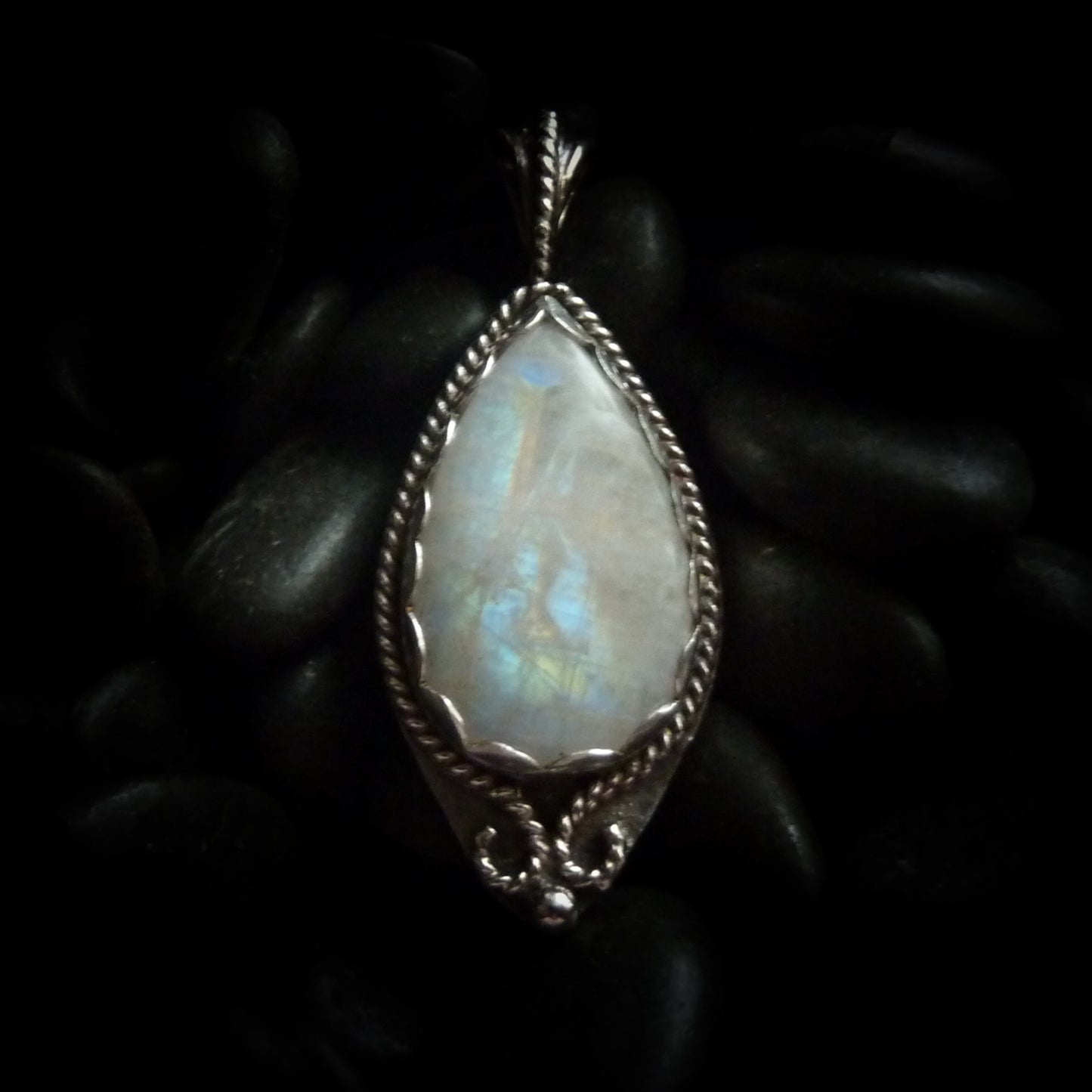 Nadia - Moonstone & Sterling Silver Necklace