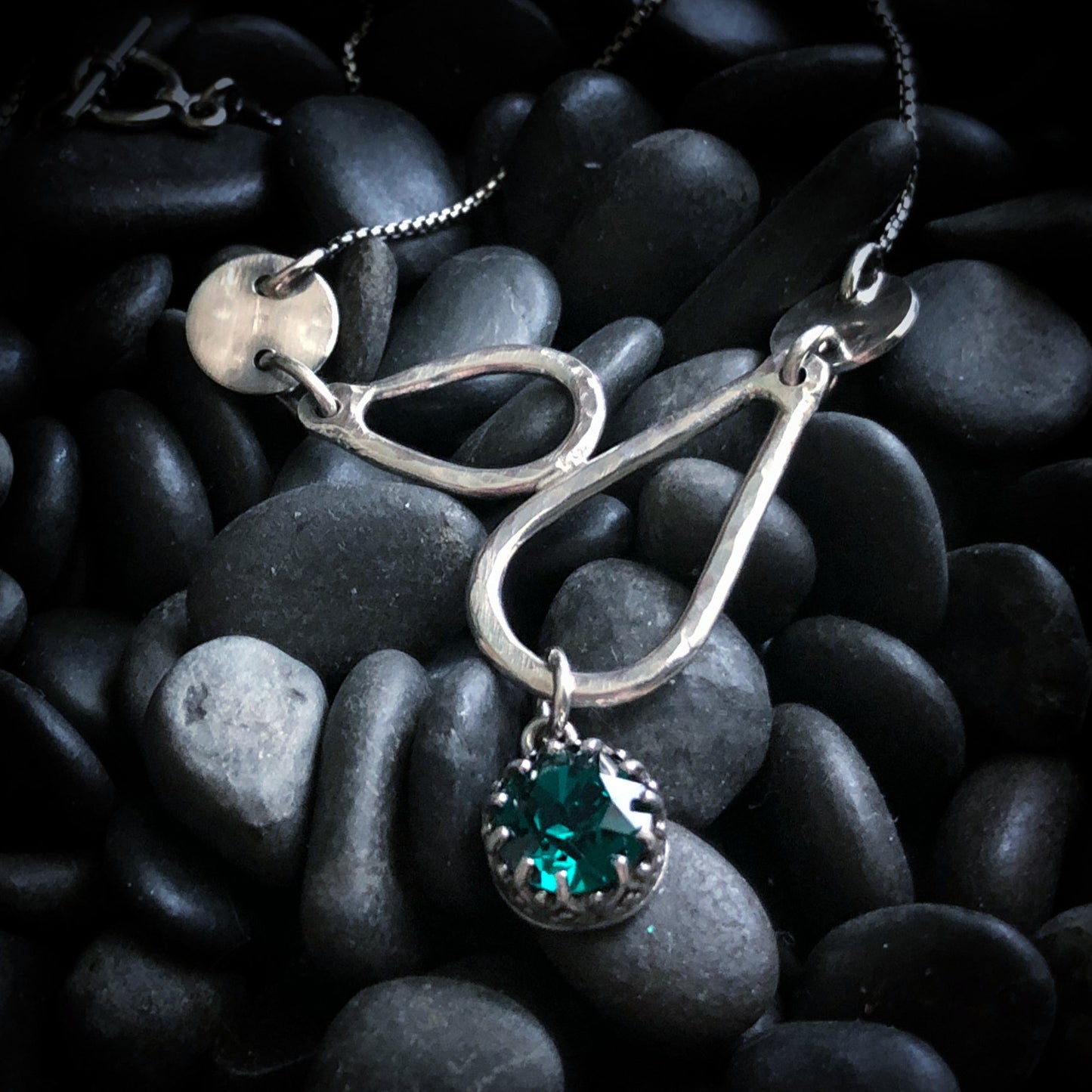 Elphie - Swarovski Crystal & Sterling Silver Necklace