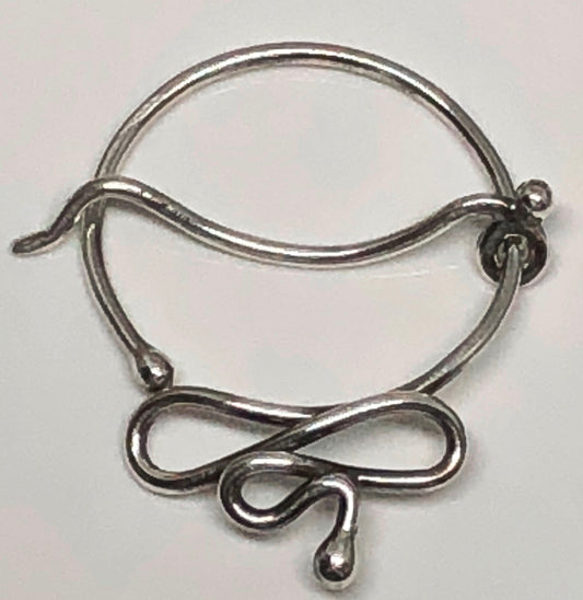 Swirl Penannular Brooch
